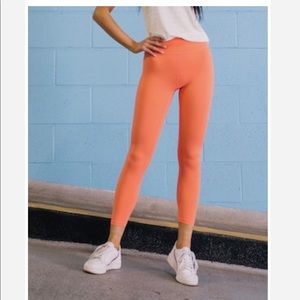 Size 4 Brilliant Coral Moon Leggings
